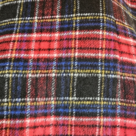 Christopher & Banks Women's Wool Blend Plaid Zip-Up Trucker Jacket Shacket - Picture 5 of 10